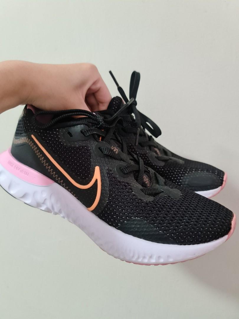 nike renew grey and orange