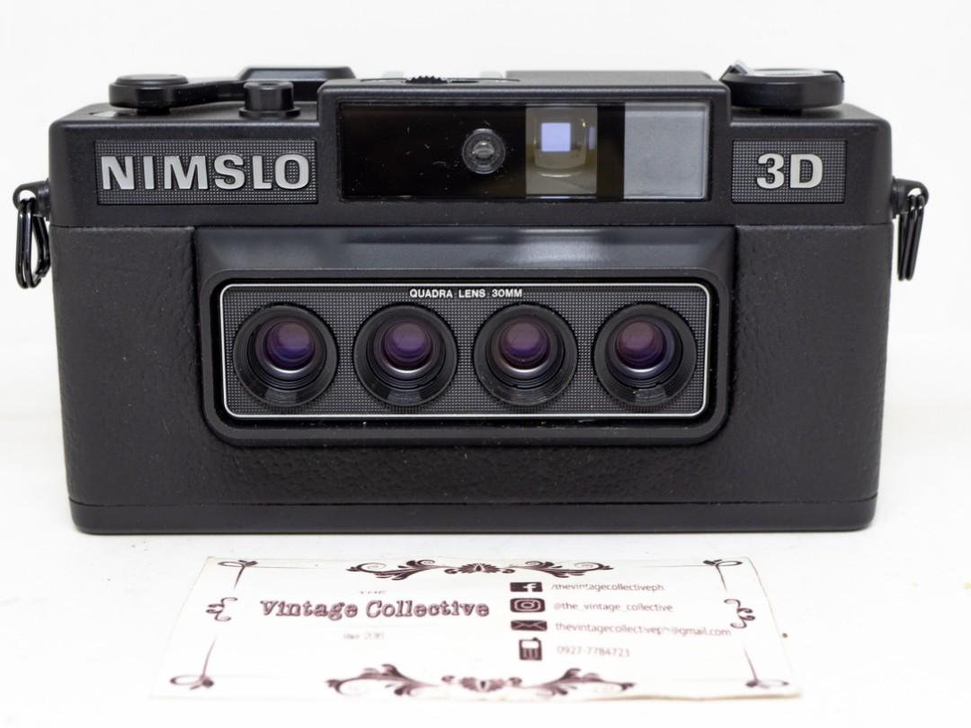 Nimslo 3D 35 mm Quadrascopic Stereo 3D Lenticular Camera, Photography ...