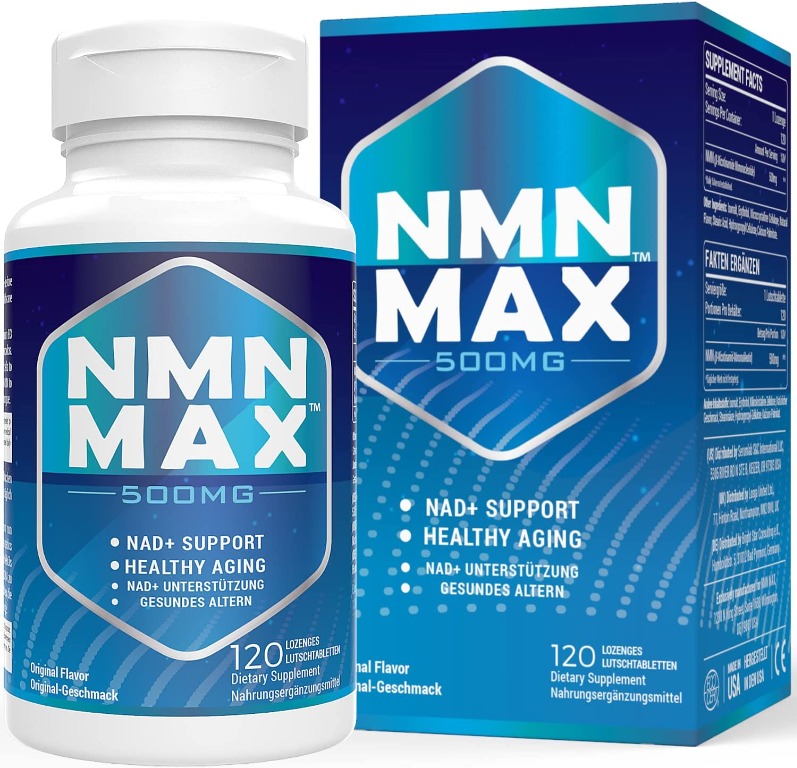 美國NMN MAX逆齡修護抗衰老（高純度500mg | 120粒裝）, 健康及營養食 