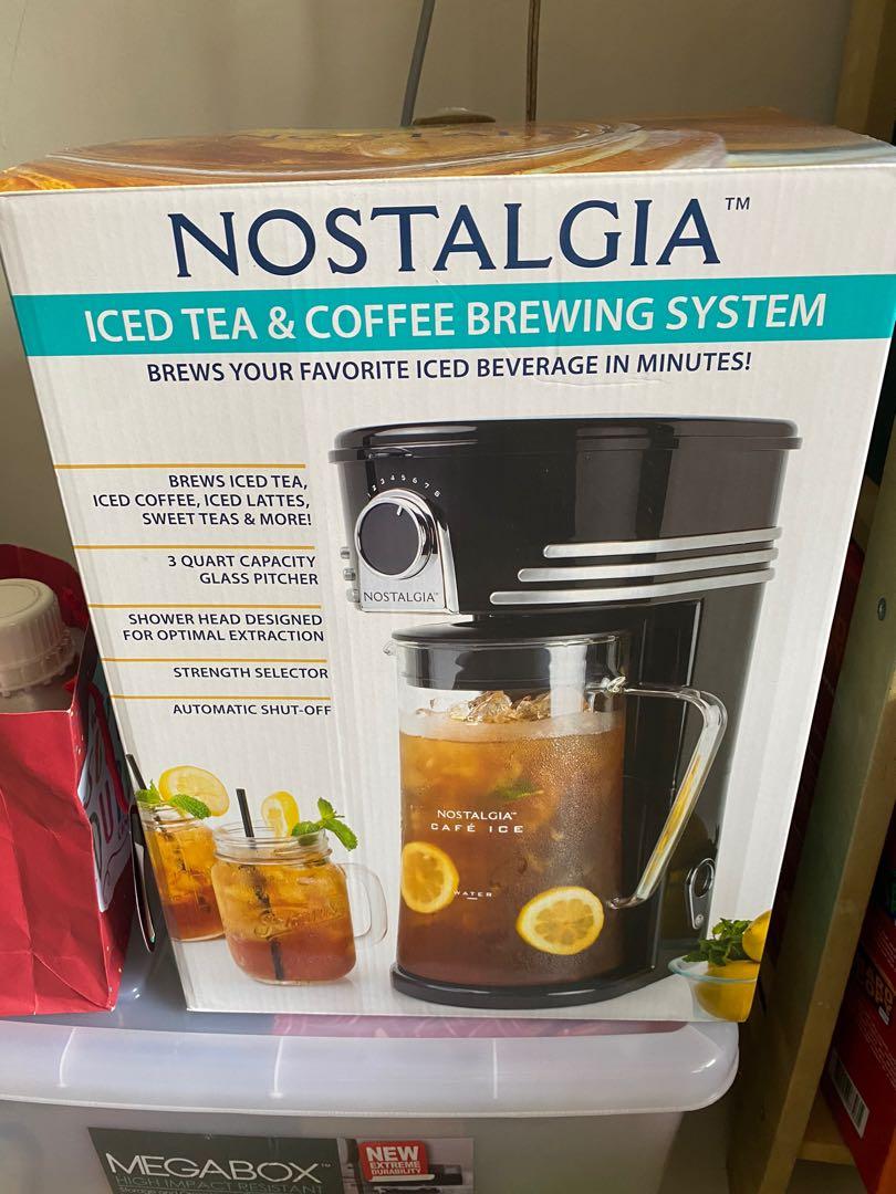 Nostalgia Iced Tea & Coffee Brewing System, TV & Home Appliances