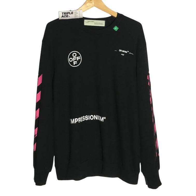 Off white outlet impressionism crewneck