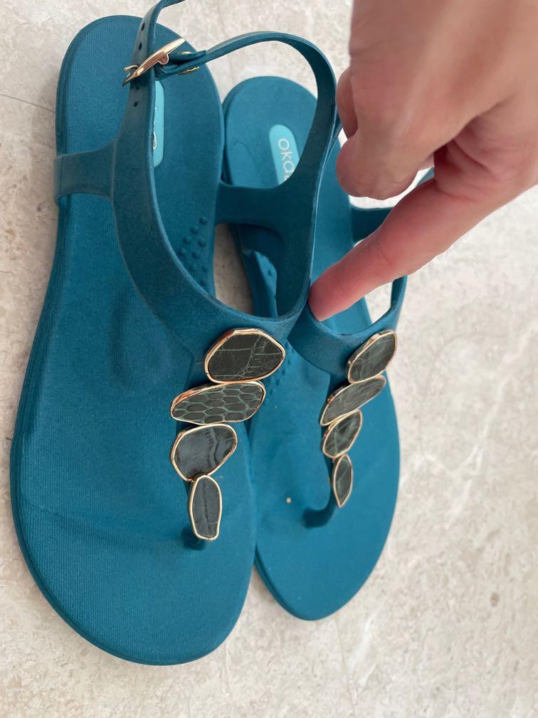 Okab Sandals Women s Fashion Footwear Flats on Carousell