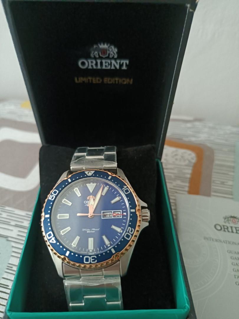 Orient Mako Blue Coral Limited Edition RA AA0007A Men s Fashion