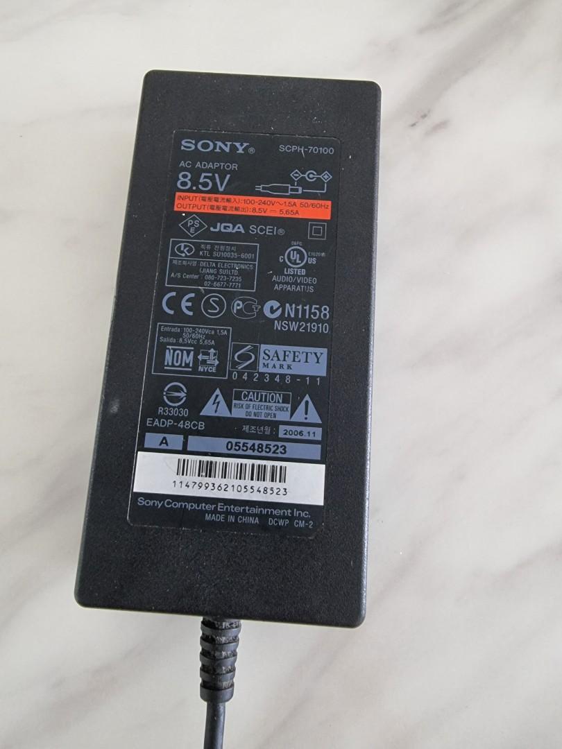 Original Sony PlayStation 2 Power Adapter, Video Gaming, Gaming
