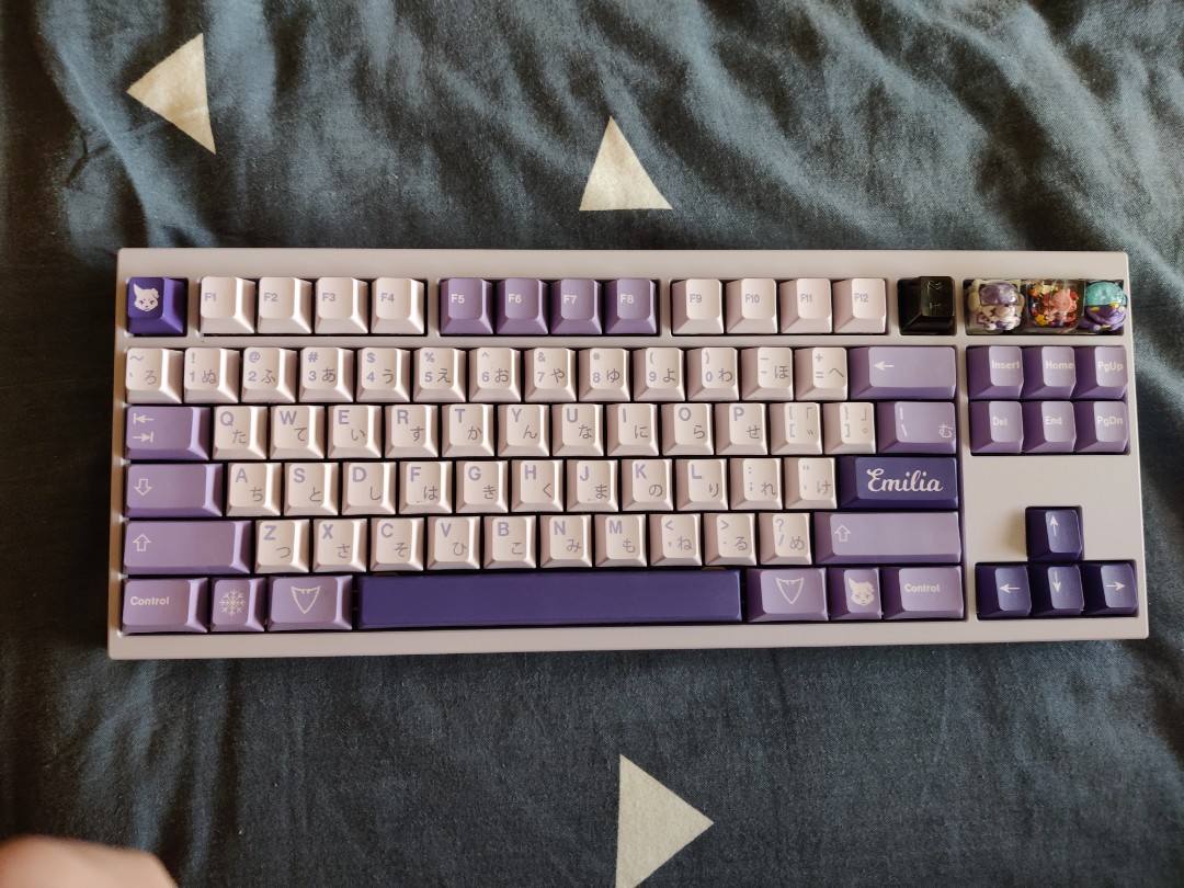 OwLab Mr Suit Red WKL 自作キーボード