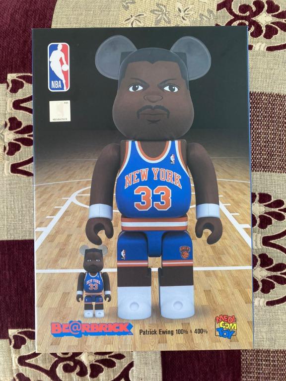 Patrick Ewing New York Knicks Bearbrick 400%+100%, Hobbies & Toys ...