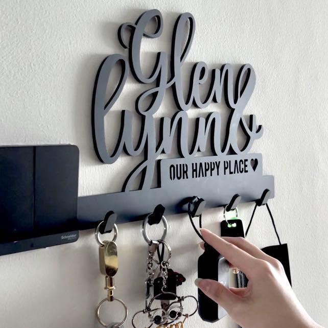Key outlet holder personalised