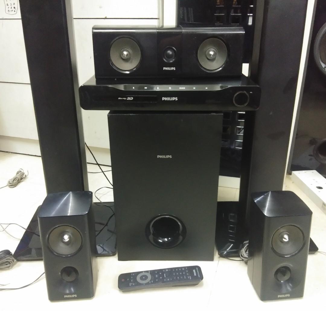 Philips blu ray home 2024 theater system 1000 watts