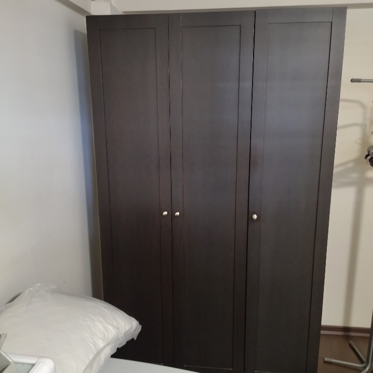 Picket and Rail wardrobe. Walnut colour., Furniture & Home Living