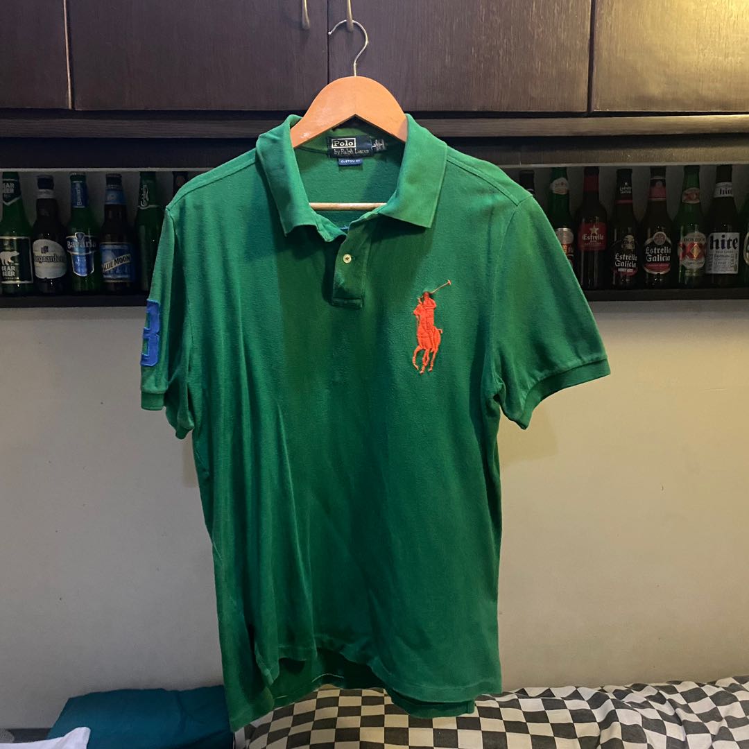 POLO RALPH LAUREN Green polo shirt, Men's Fashion, Tops & Sets, Tshirts & Polo  Shirts on Carousell