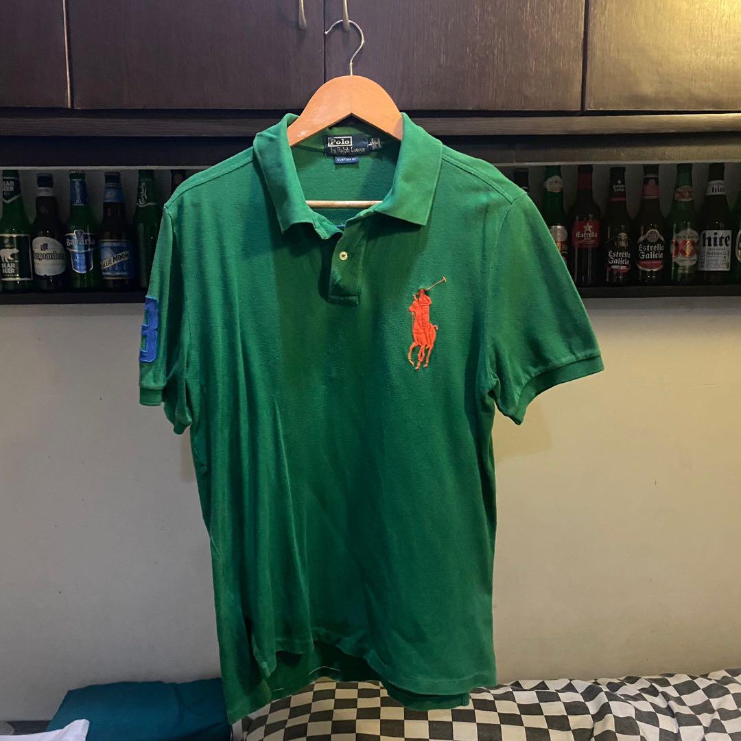 POLO RALPH LAUREN Green polo shirt, Men 
