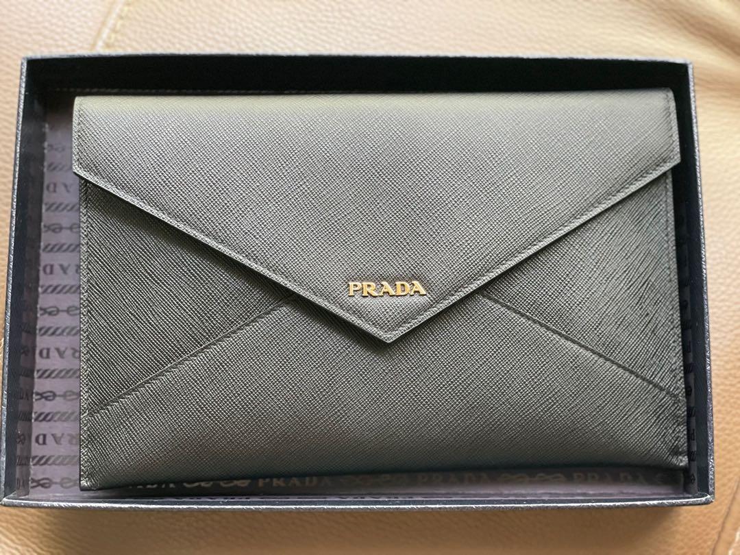 Prada envelope clutch best sale
