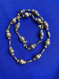 Rustic beaded necklace