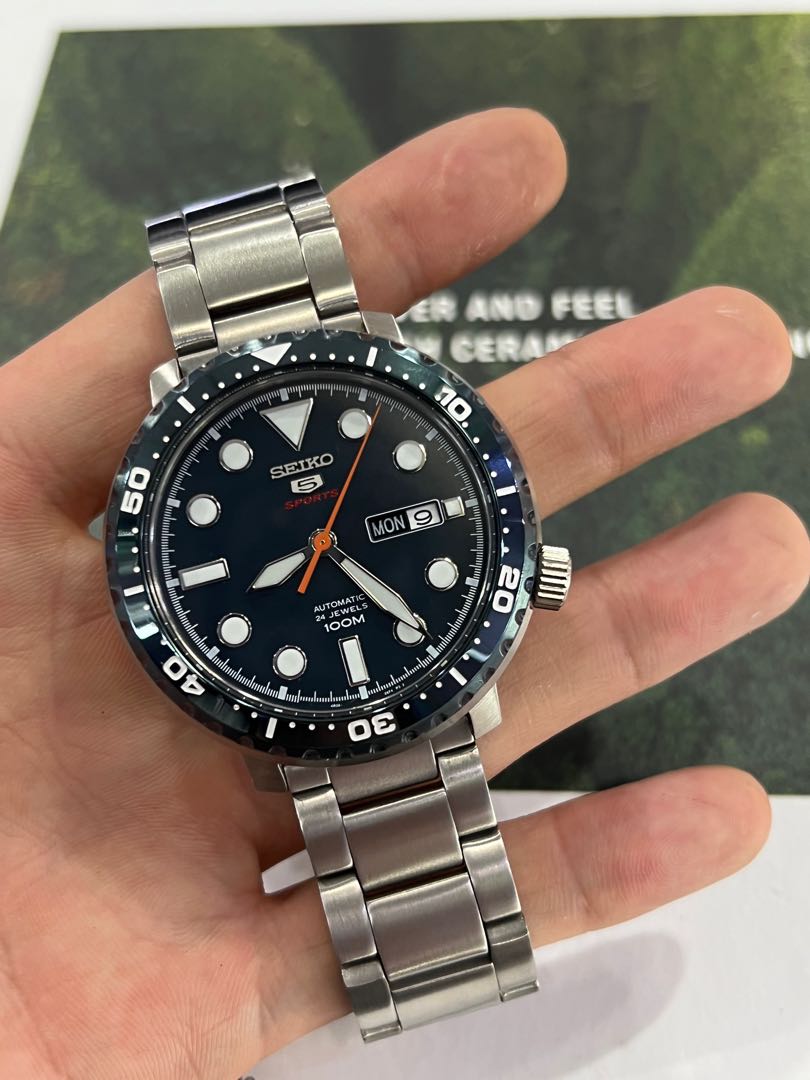 Seiko 5 sports store bottle cap automatic