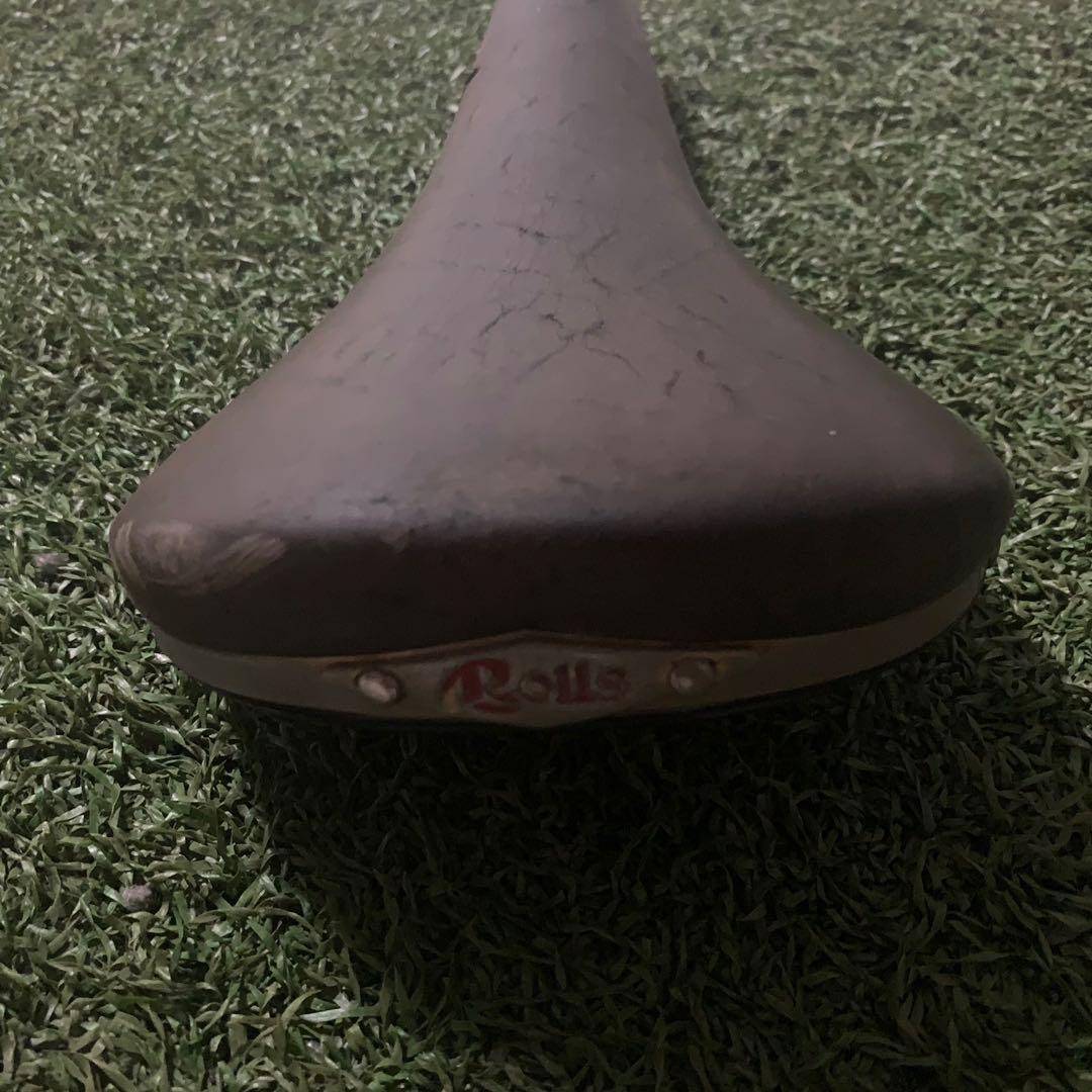 Selle Cuir Vintage San Marco Rolls - Vélo Course / Randonneuse - Occasion