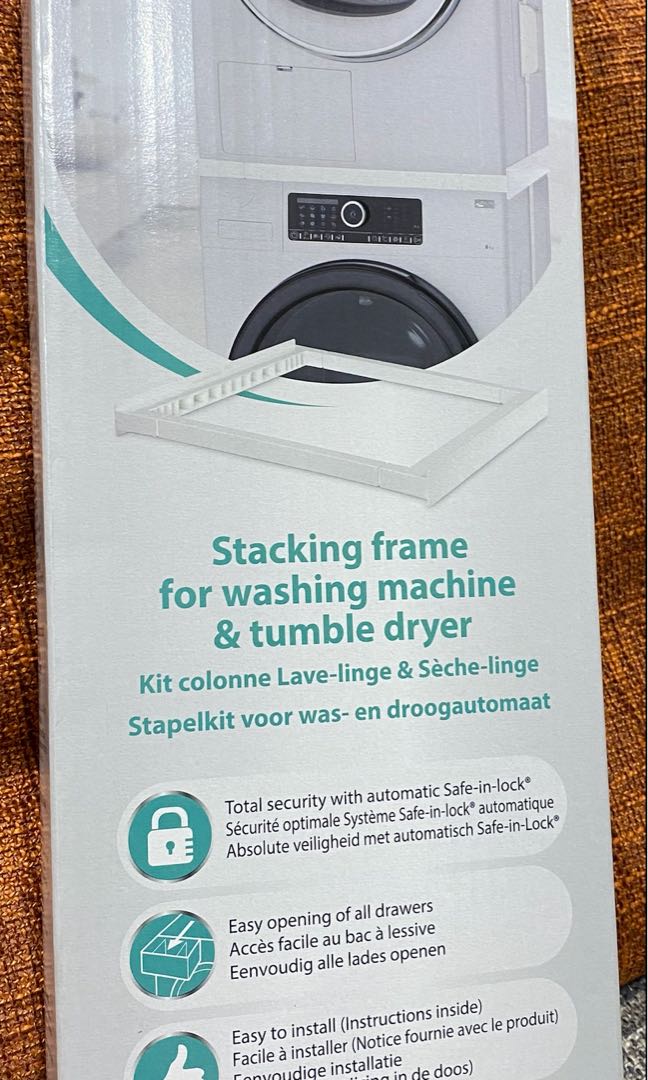 Stacking frame for washing machine and tumble dryer, TV & Home Appliances, Washing Machines and