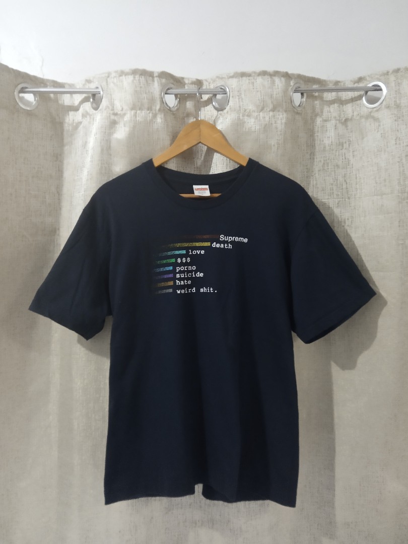 SUPREME DEATH LOVE TEE Men s Fashion Activewear on Carousell