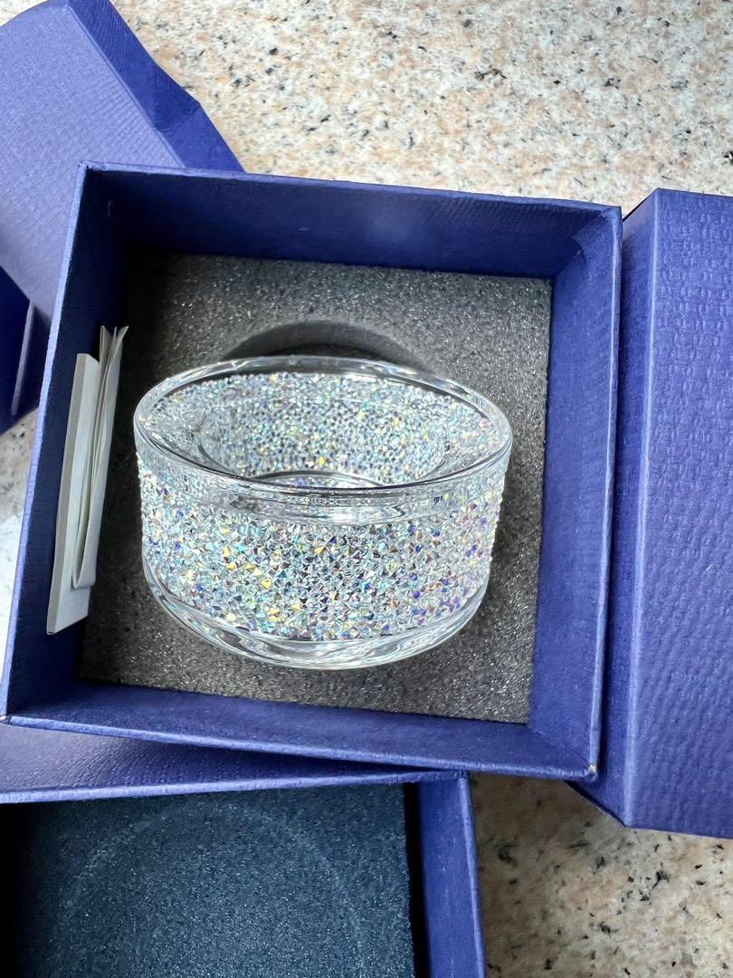 Swarovski tea light holder, Luxury, Accessories on Carousell