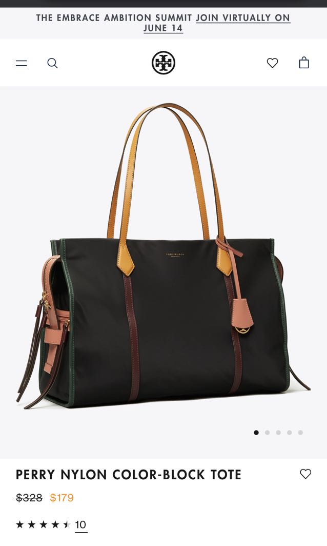 Perry nylon deals tote tory burch