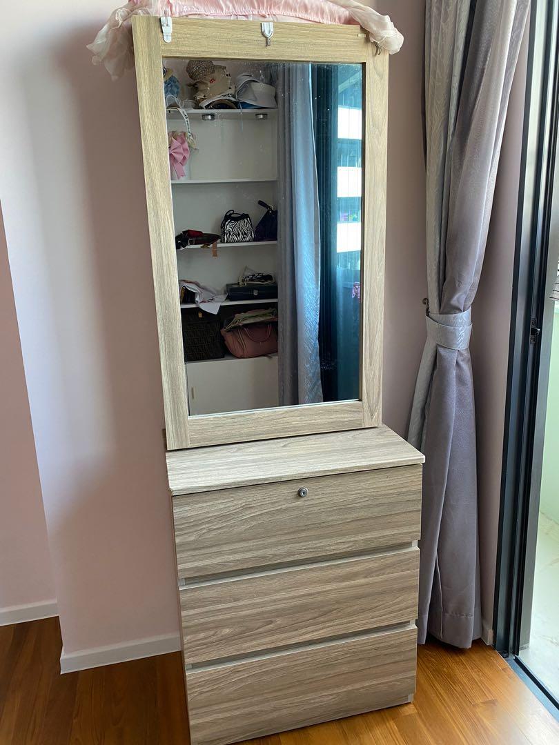 Used dressing table, Furniture & Home Living, Furniture, Shelves