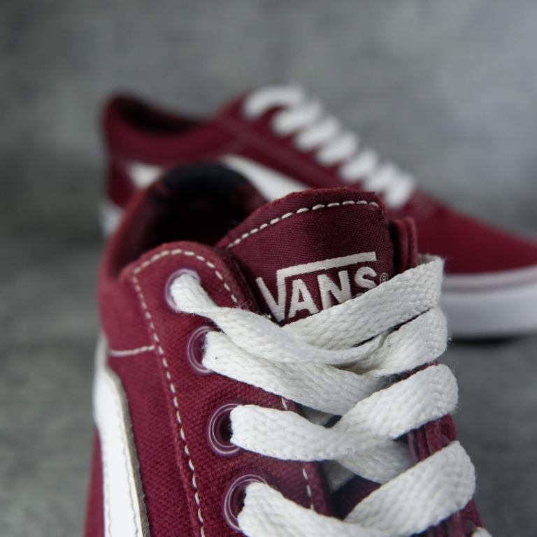 Vans sales vinotinto mujer