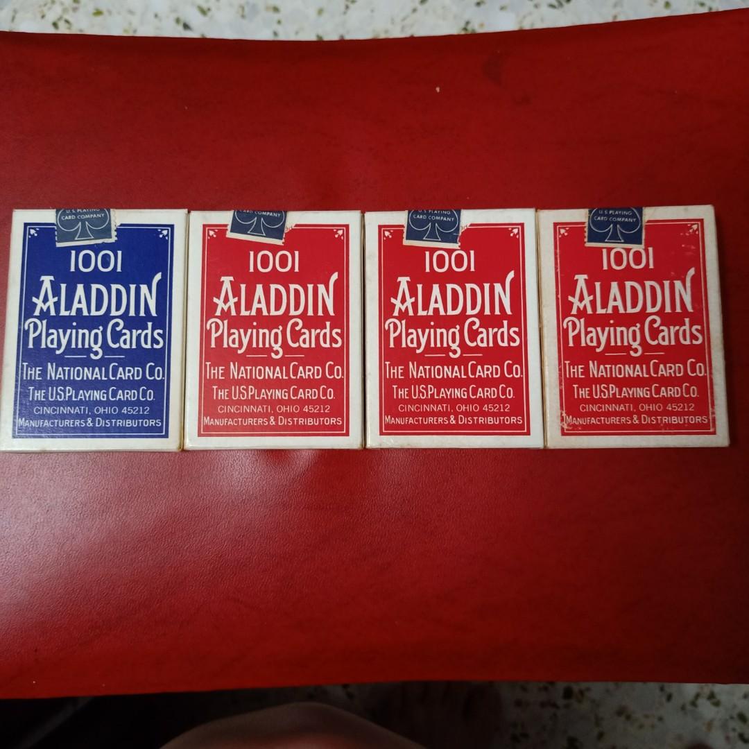Vintage 1001 Aladdin Playing Cards, Hobbies & Toys, Collectibles