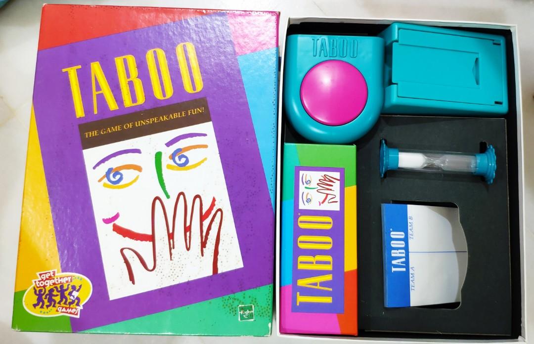 Vintage 1999 Hasbro Taboo The Game of Unspeakable Fun, Hobbies & Toys, Toys  & Games on Carousell