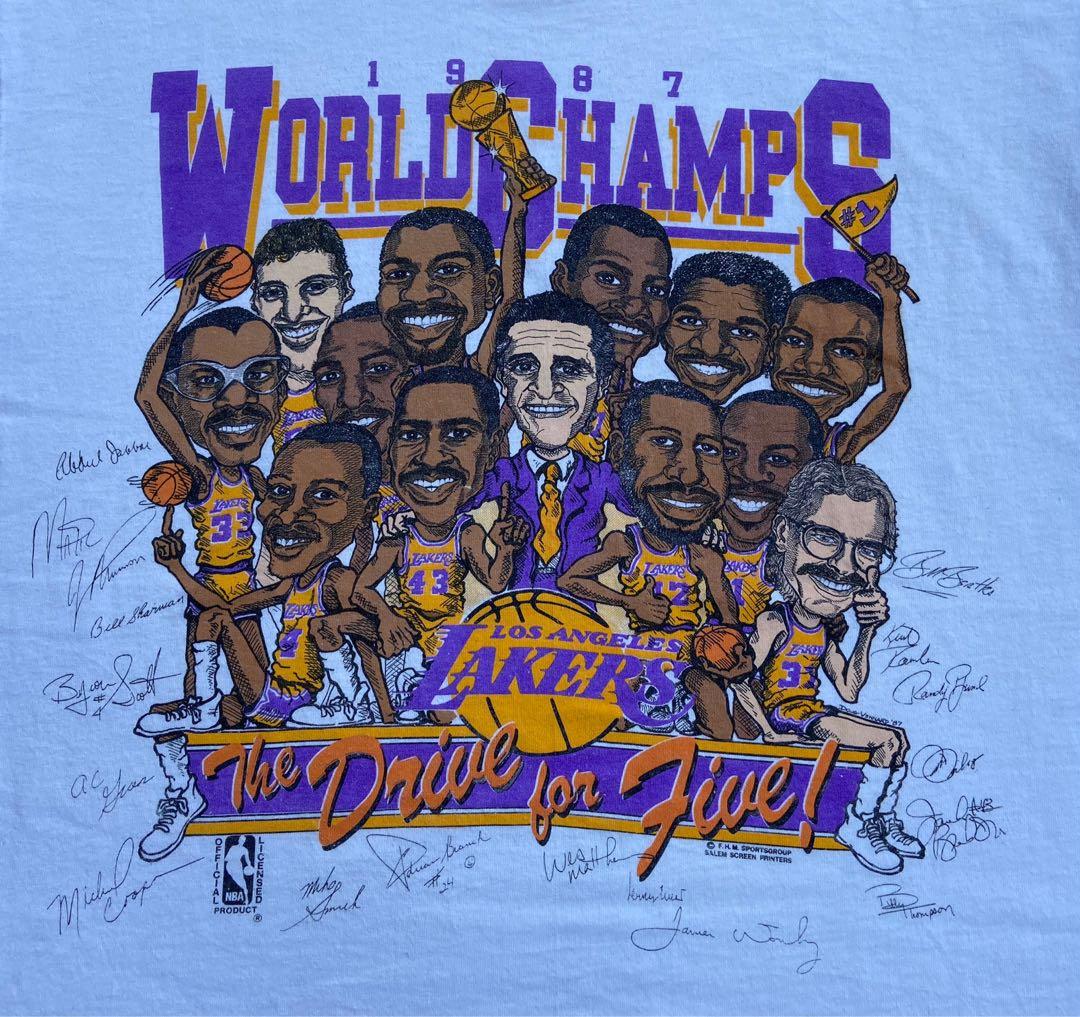 Vintage lakers shop tshirt