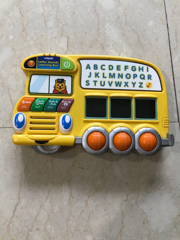Vtech letter sounds learning outlet bus