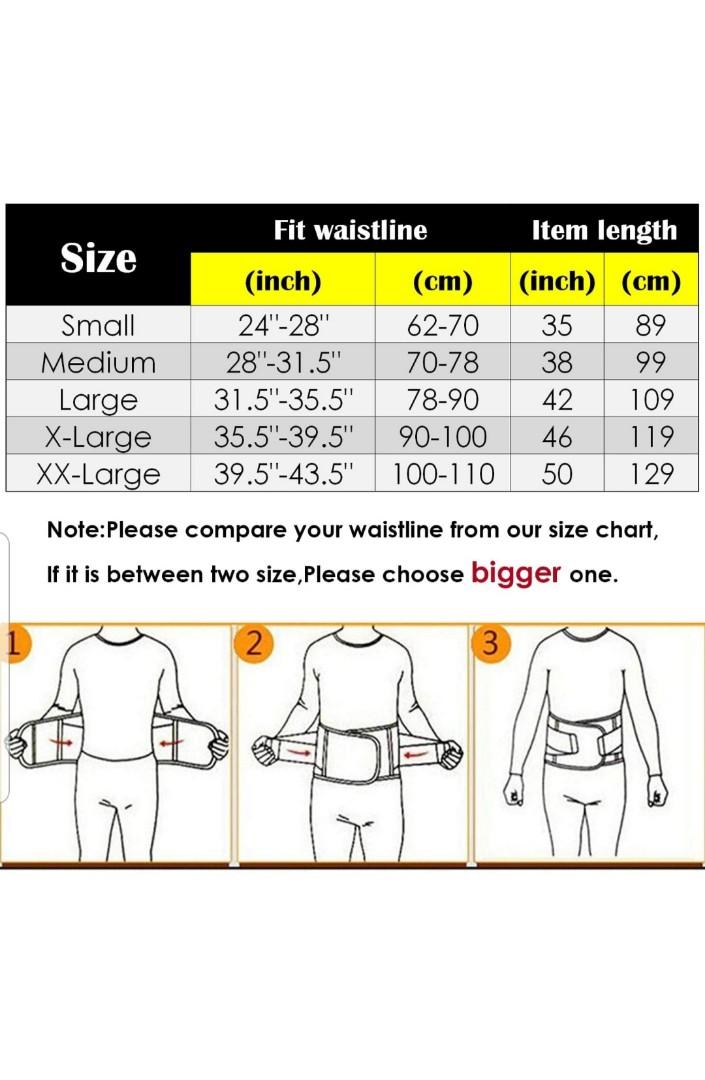 Waist Trimmer Belt for Women - Size Extra Large, Waist 31.5 to
