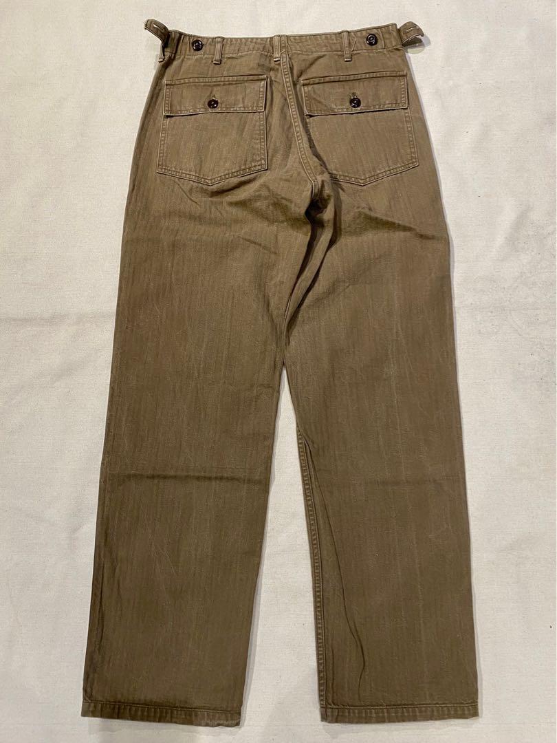 Warehouse & Co lot 1086 HBT MILITARY PANTS W29, 男裝, 褲＆半截裙 