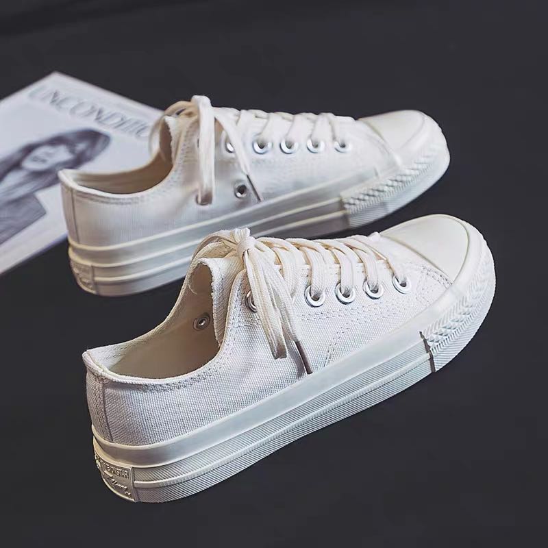 White Shoes Converse Chuck Taylor Knock Off Women s Fashion