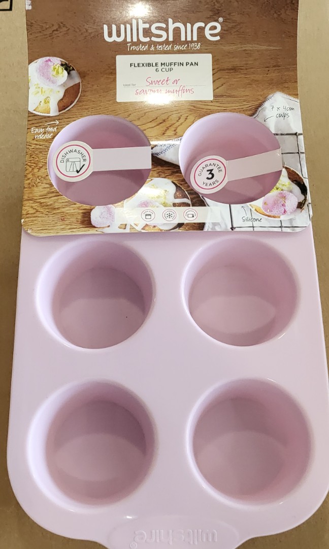 WILTSHIRE Silicone 6 Cup Muffin Pan