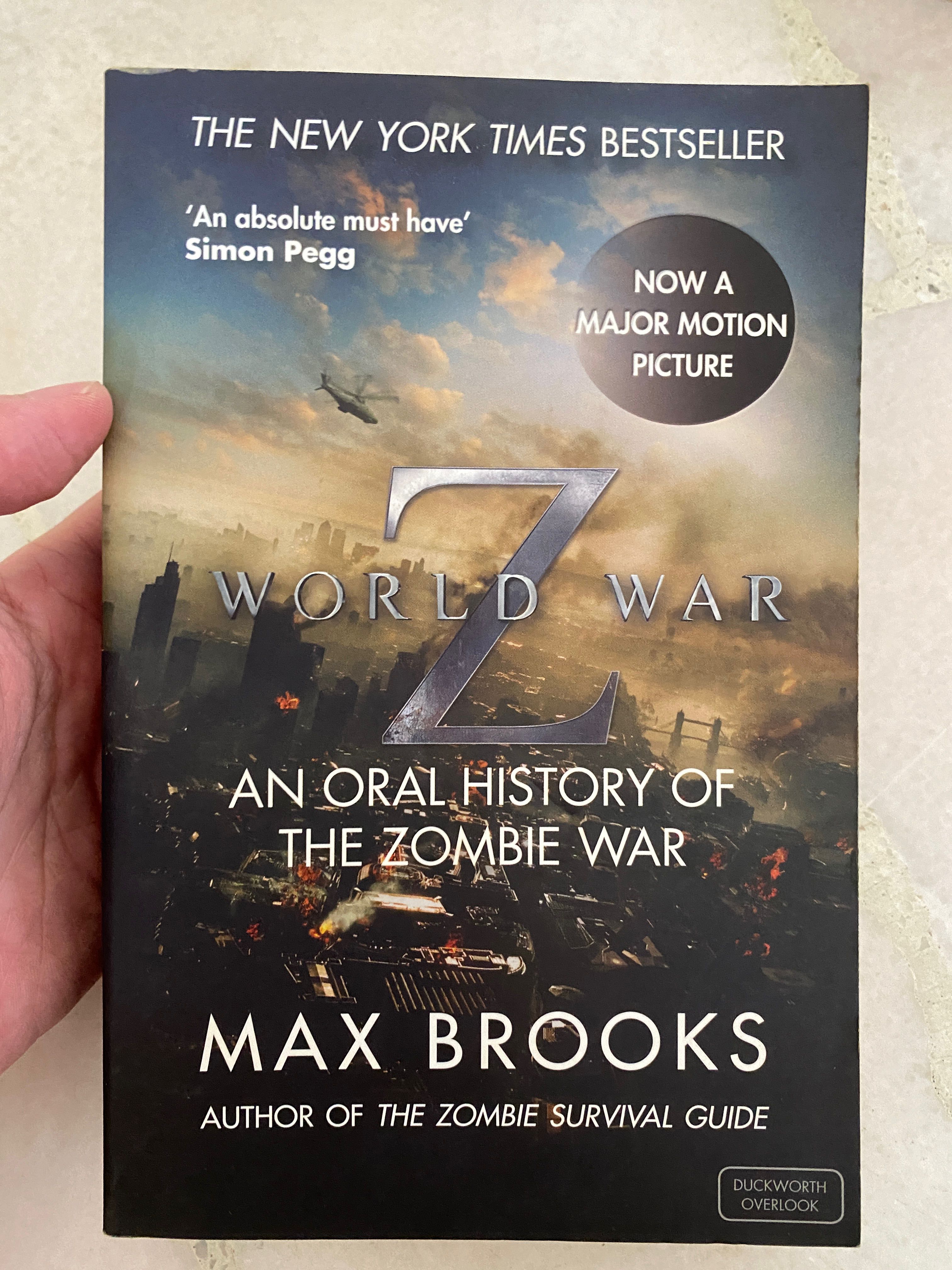 World War Z Book, Hobbies & Toys, Books & Magazines, Fiction & Non