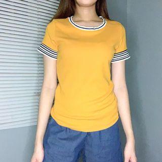 Yellow Thick Fabric Shirt