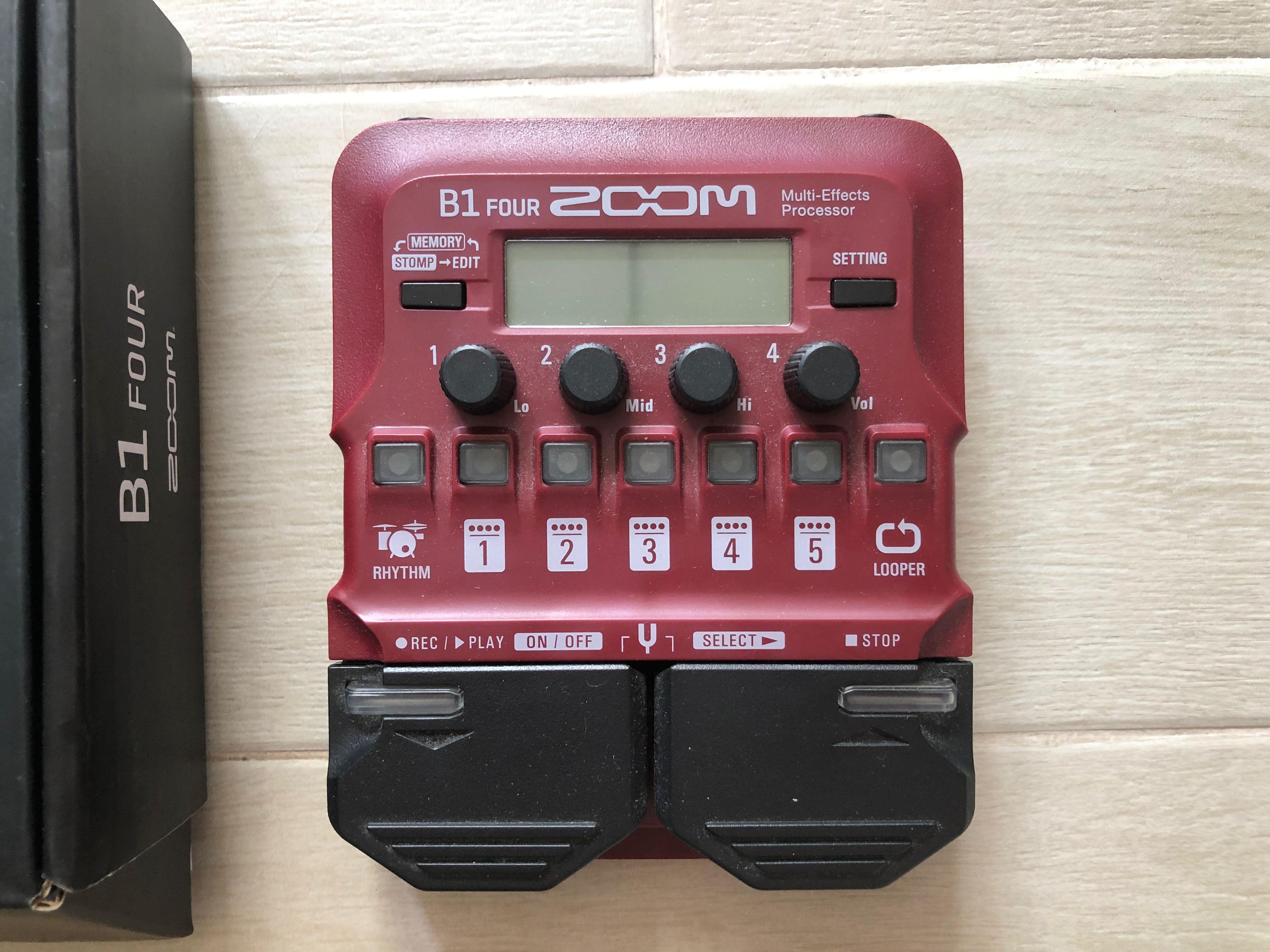 Zoom B1 Four Bass Multi Effects Processor, Hobbies & Toys, Music