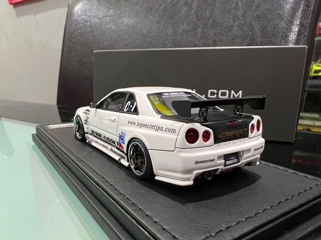 ignition model GT-R ホワイト 1/43 ignition model 1/43 LB-WORKS NISSAN GT-R R35 type 2 White