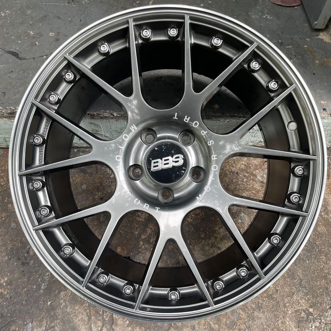 18” 5x114.3 BBS DESIGN Staggered Sport Rim, Car Accessories, Tyres ...