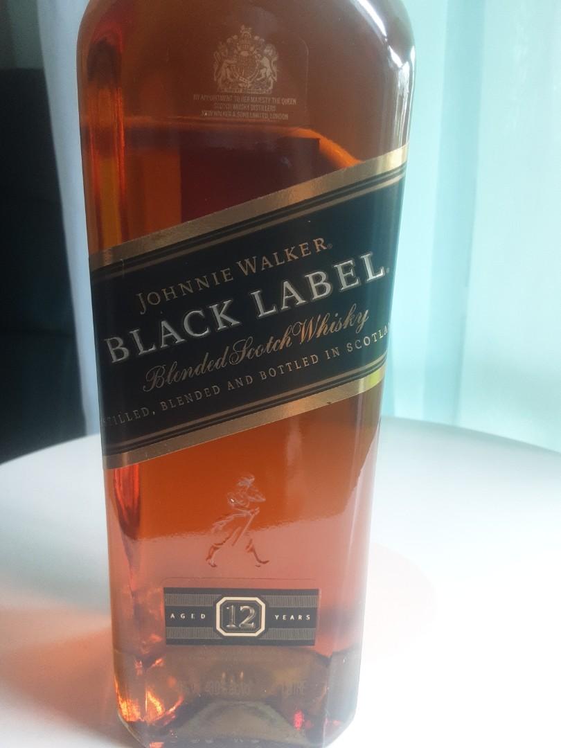1 litre Jonny Walker Black Label, Food & Drinks, Beverages on ...