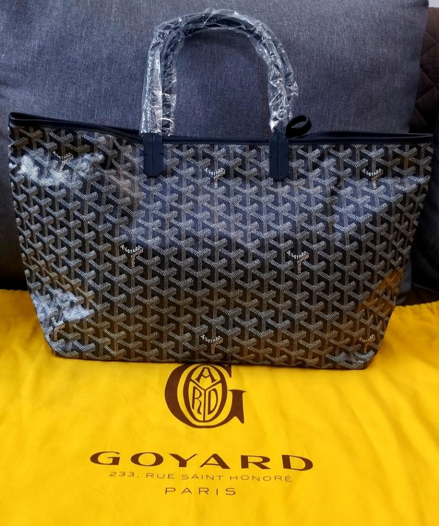 Maison Goyard St. Louis Black Bag in GM size – Diamonds in Dubai