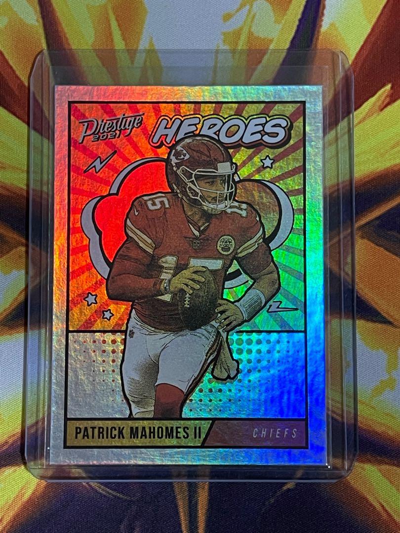 PATRICK MAHOMES CARD - RARE SP CHROME / SILVER FOIL INSERT