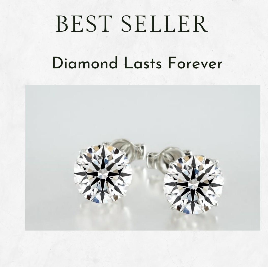 Real diamond earrings best sale for women