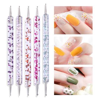  Teenitor Nail Pen Designer, Stamp Nail Art Tool with 15pcs  Nail Painting Brushes, Nail Dotting Tool, Nail Foil, Manicure Tape, Color  Rhinestones for Nails : Beauty & Personal Care