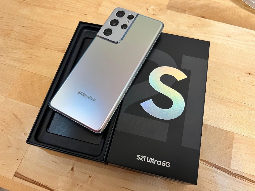 可議價Samsung Galaxy S21 Ultra 5G 256GB sliver 幻影銀香港行貨有單 