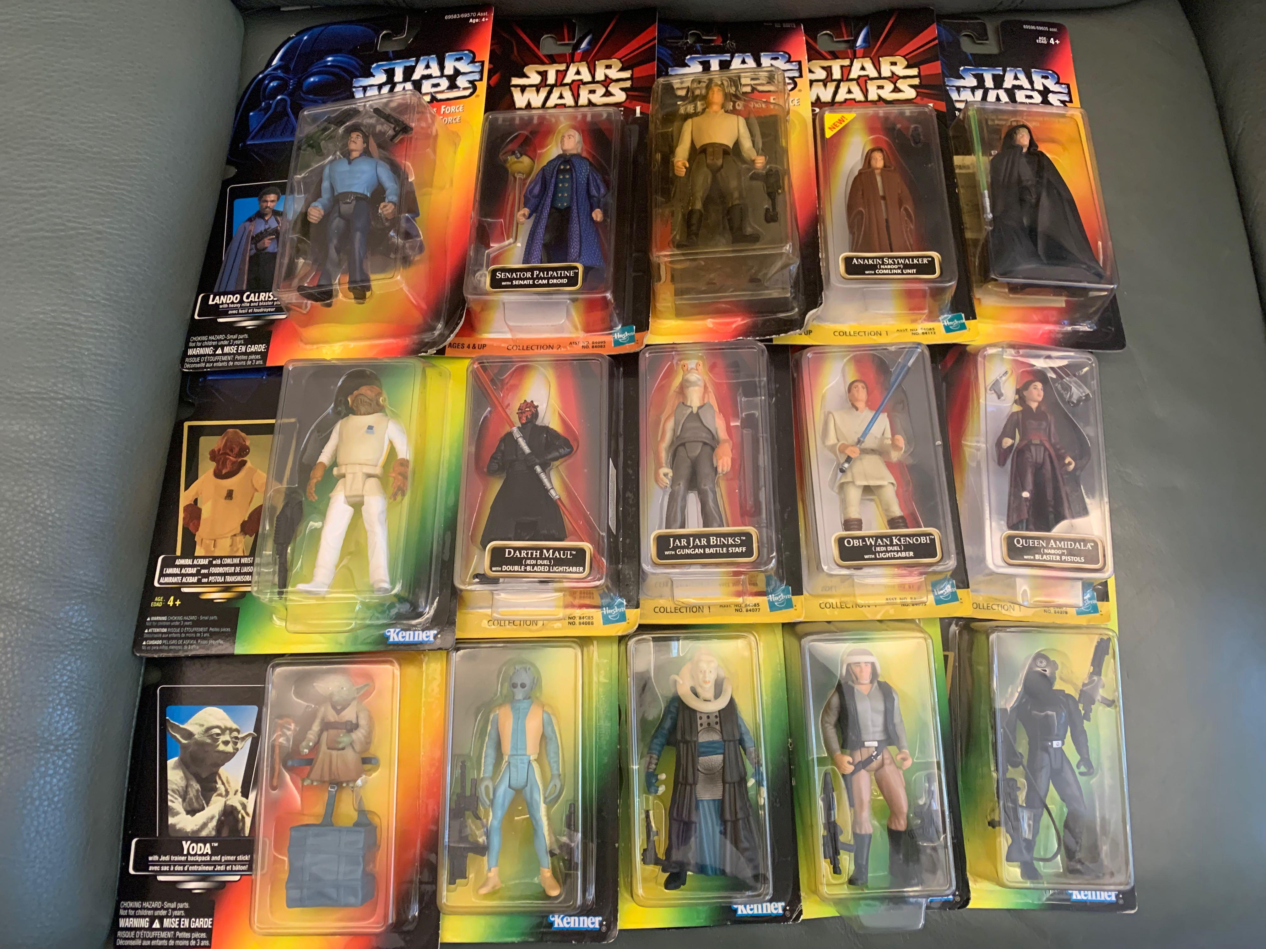 全新絕版star wars 3.75 action figures 星球大戰, 興趣及遊戲, 玩具