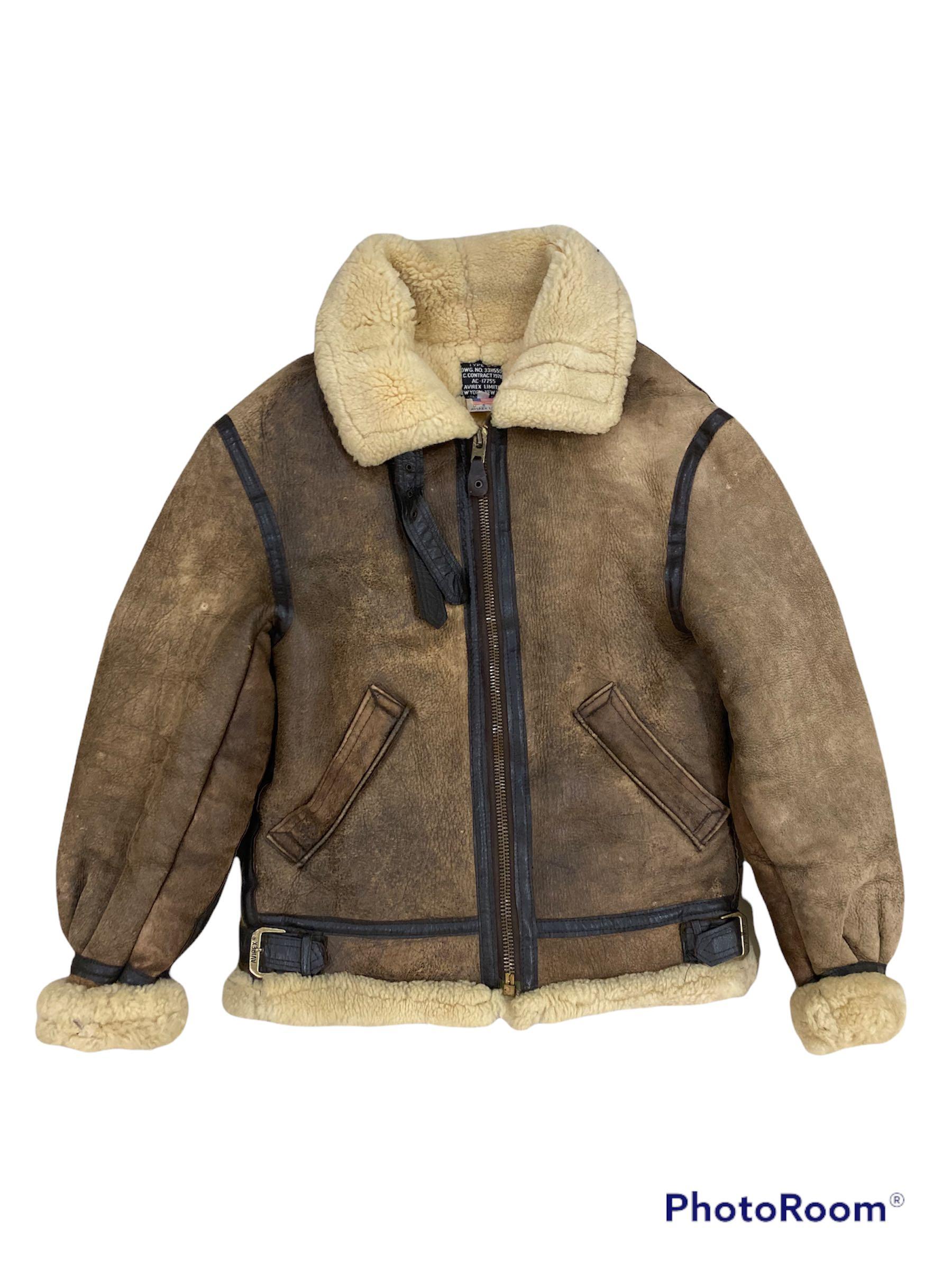 Avirex top sheepskin jackets