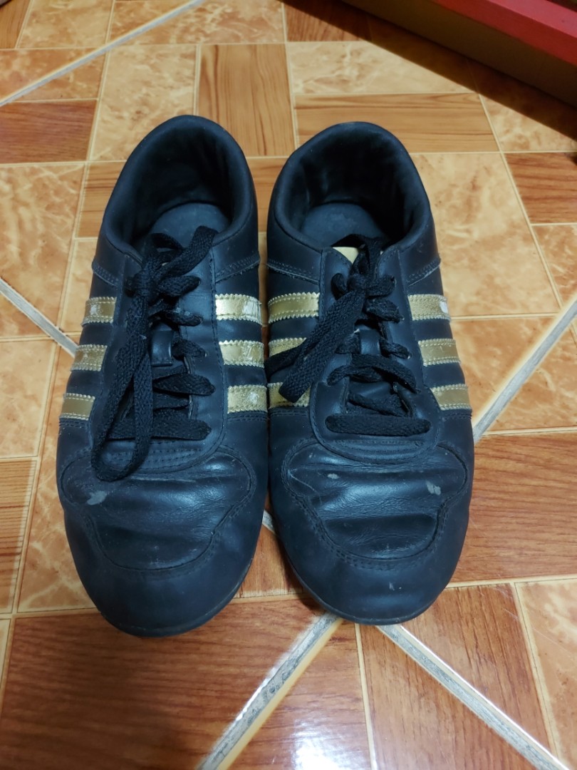 Adidas Black and Gold sneakers, Women's Fashion, Footwear, Sneakers on ...