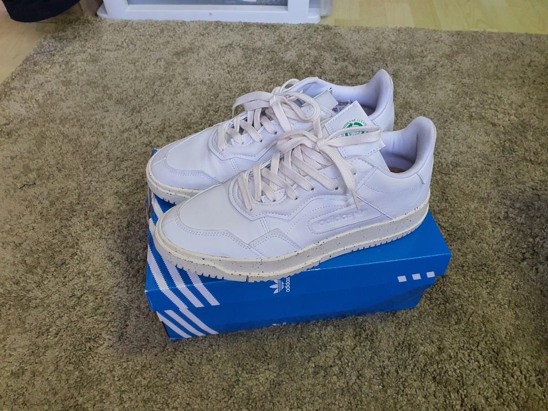 Adidas originals sc premiere trainers in triple white deals x home