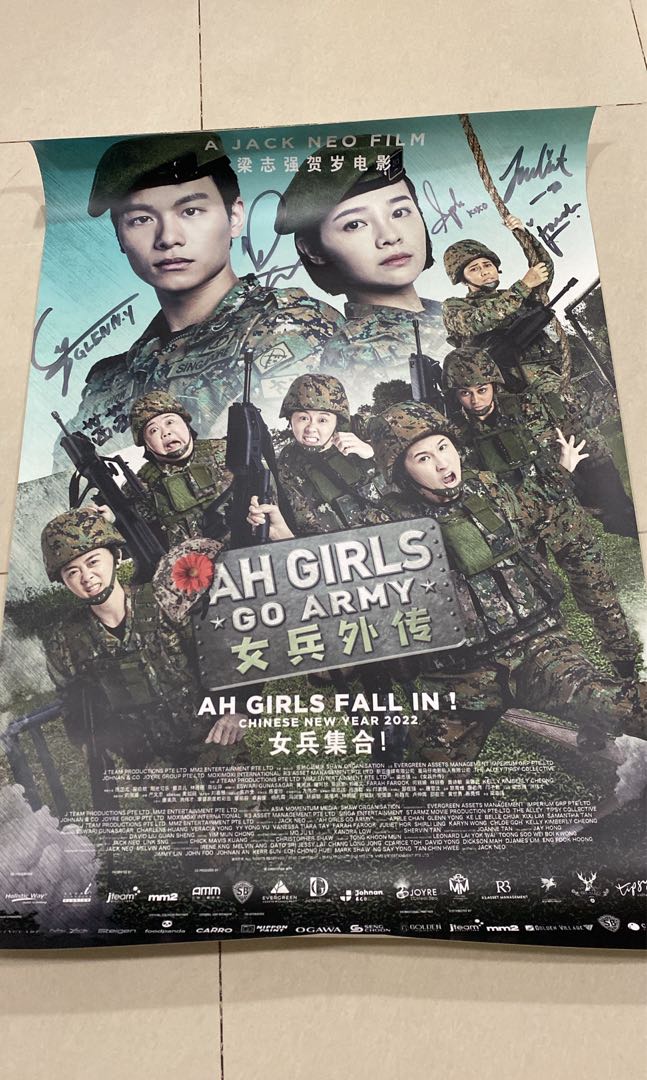 ah girls go army poster, Hobbies & Toys, Memorabilia & Collectibles
