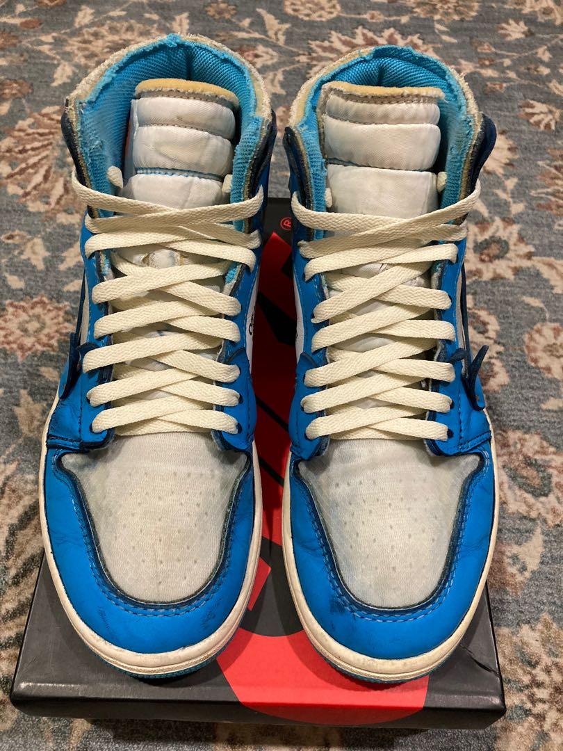 Off white jordan sale 1 toe box